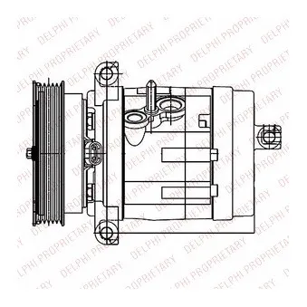 Compresseur, climatisation DELPHI TSP0155984