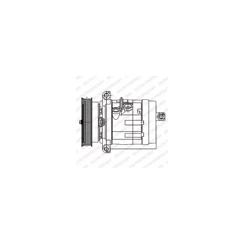 Compresseur, climatisation DELPHI TSP0155984