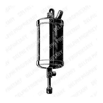 Filtre déshydratant, climatisation DELPHI TSP0175046