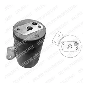 Filtre déshydratant, climatisation DELPHI TSP0175057