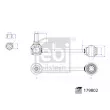Entretoise/tige, stabilisateur FEBI BILSTEIN 179802 - Visuel 2