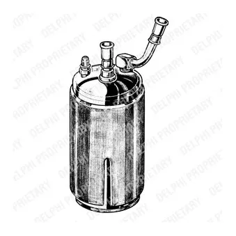 Filtre déshydratant, climatisation DELPHI TSP0175082