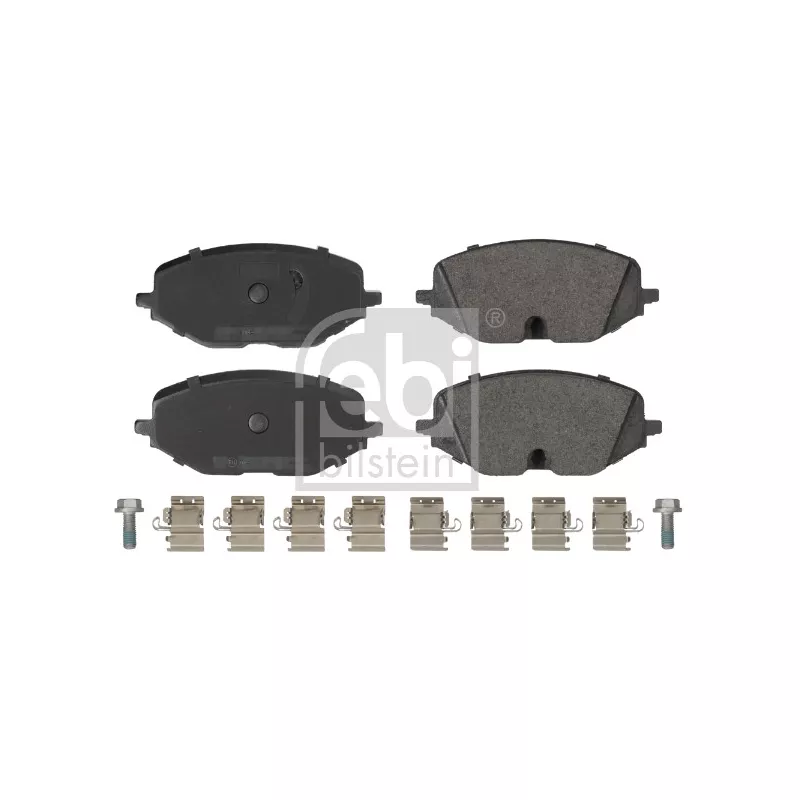 Jeu de 4 plaquettes de frein avant FEBI BILSTEIN 180631