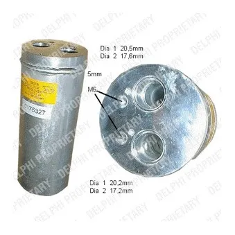 Filtre déshydratant, climatisation DELPHI TSP0175327
