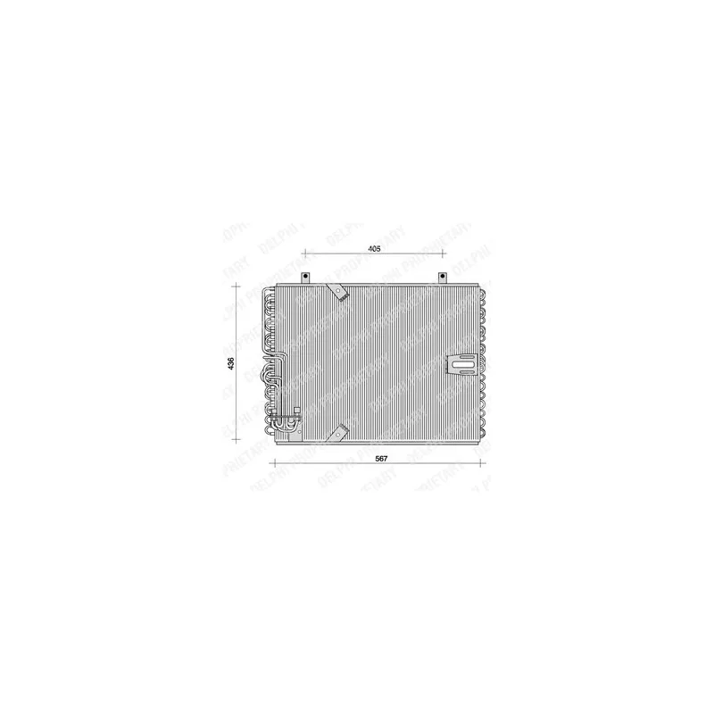 Condenseur, climatisation DELPHI TSP0225015