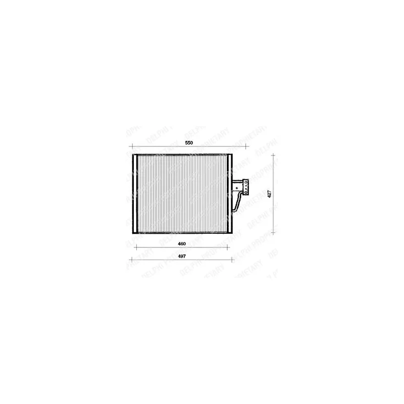 Condenseur, climatisation DELPHI TSP0225018