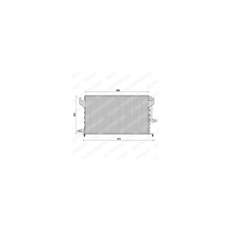 Condenseur, climatisation DELPHI TSP0225024