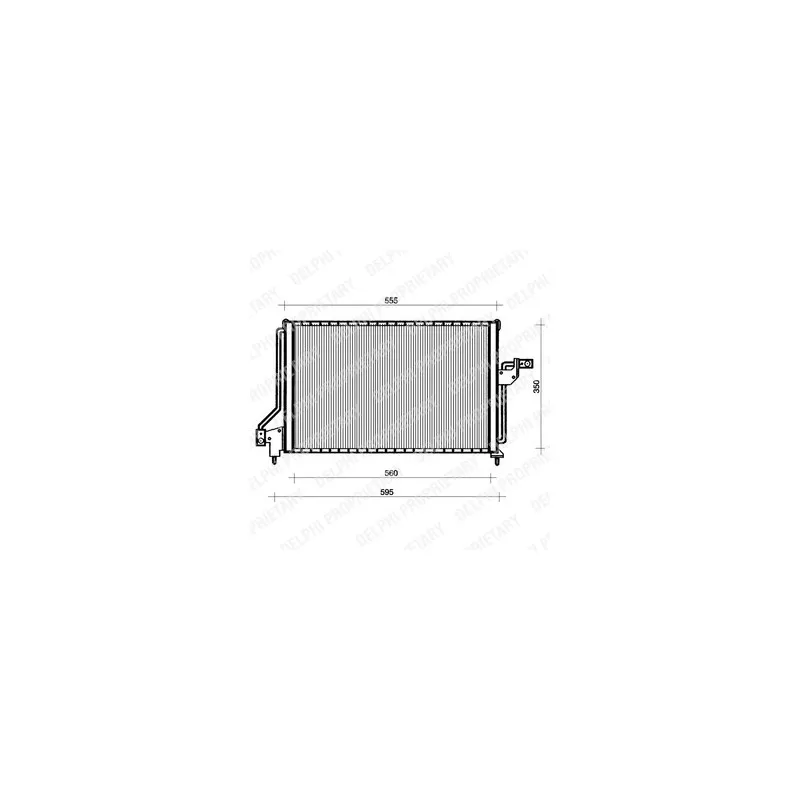 Condenseur, climatisation DELPHI TSP0225047