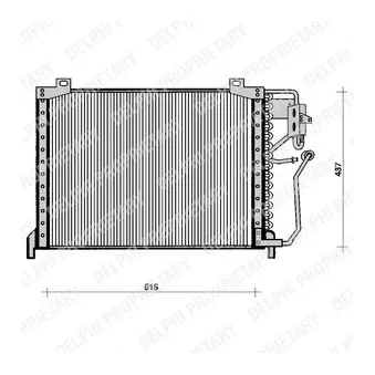 Condenseur, climatisation DELPHI TSP0225064