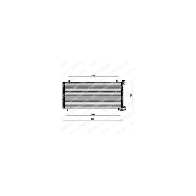 Condenseur, climatisation DELPHI TSP0225090