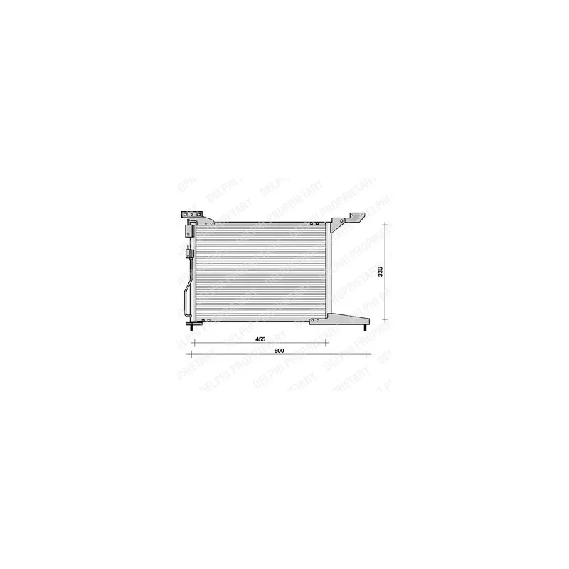 Condenseur, climatisation DELPHI TSP0225093