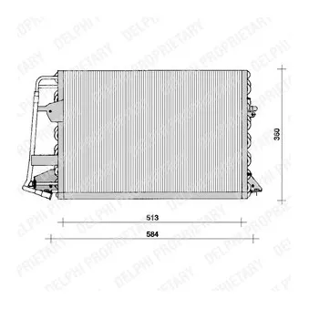 Condenseur, climatisation DELPHI TSP0225099