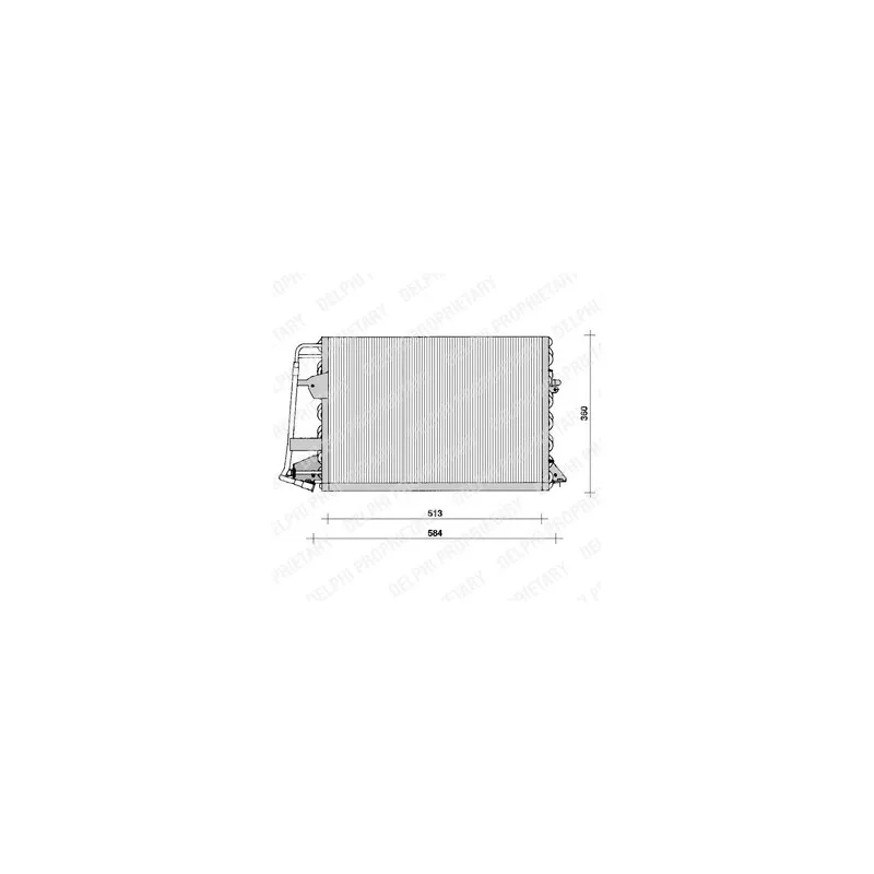 Condenseur, climatisation DELPHI TSP0225099