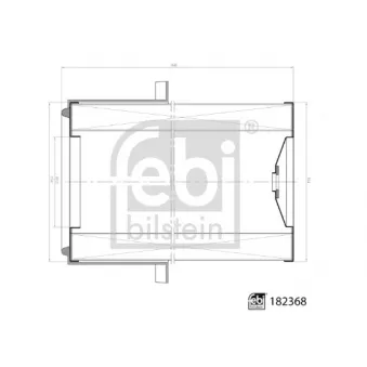 Filtre à air FEBI BILSTEIN 182368