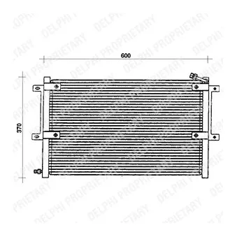 Condenseur, climatisation DELPHI TSP0225100