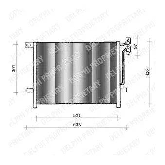 Condenseur, climatisation DELPHI TSP0225118