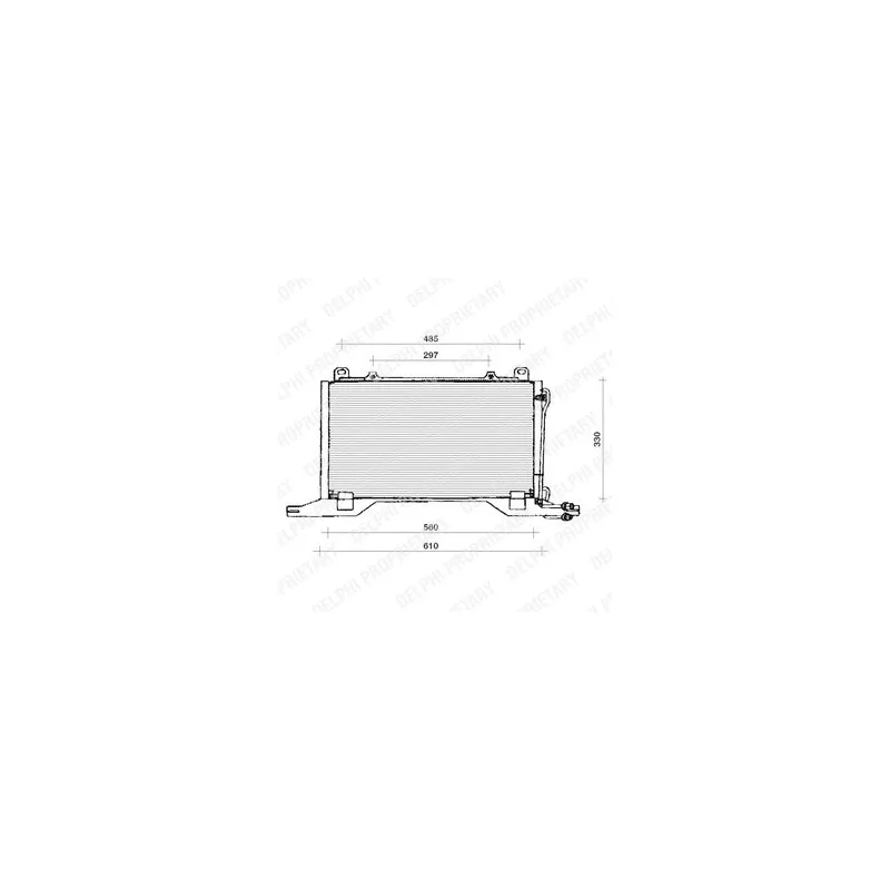 Condenseur, climatisation DELPHI TSP0225124