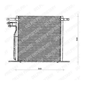 Condenseur, climatisation DELPHI TSP0225126