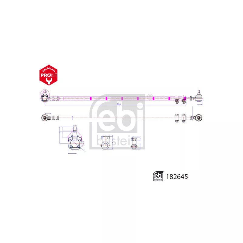 Barre de connexion FEBI BILSTEIN 182645