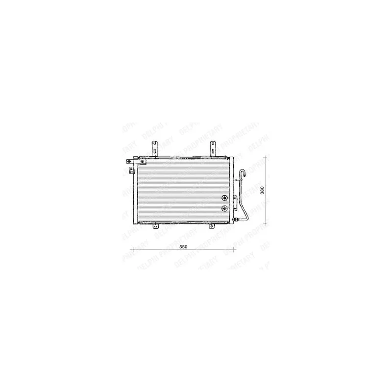 Condenseur, climatisation DELPHI TSP0225133