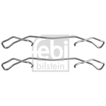 Kit d'accessoires, plaquette de frein à disque FEBI BILSTEIN 182714