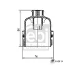 Couvercle, boîtier du filtre à huile FEBI BILSTEIN 182919 - Visuel 3