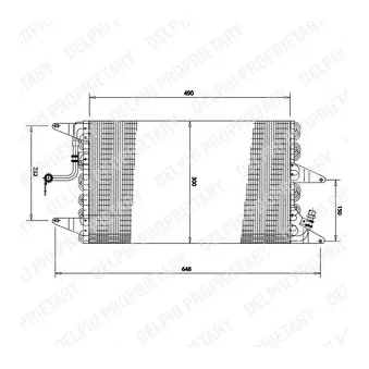 Condenseur, climatisation DELPHI TSP0225162