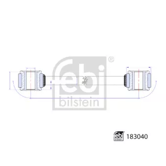 Entretoise/tige, stabilisateur FEBI BILSTEIN