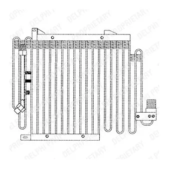 Condenseur, climatisation DELPHI TSP0225170