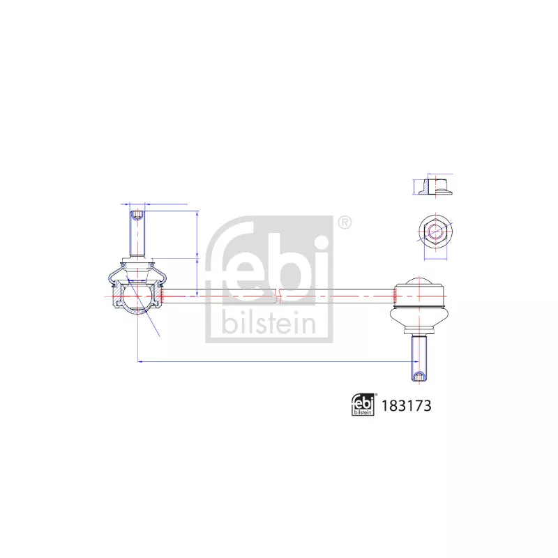 Entretoise/tige, stabilisateur FEBI BILSTEIN 183173