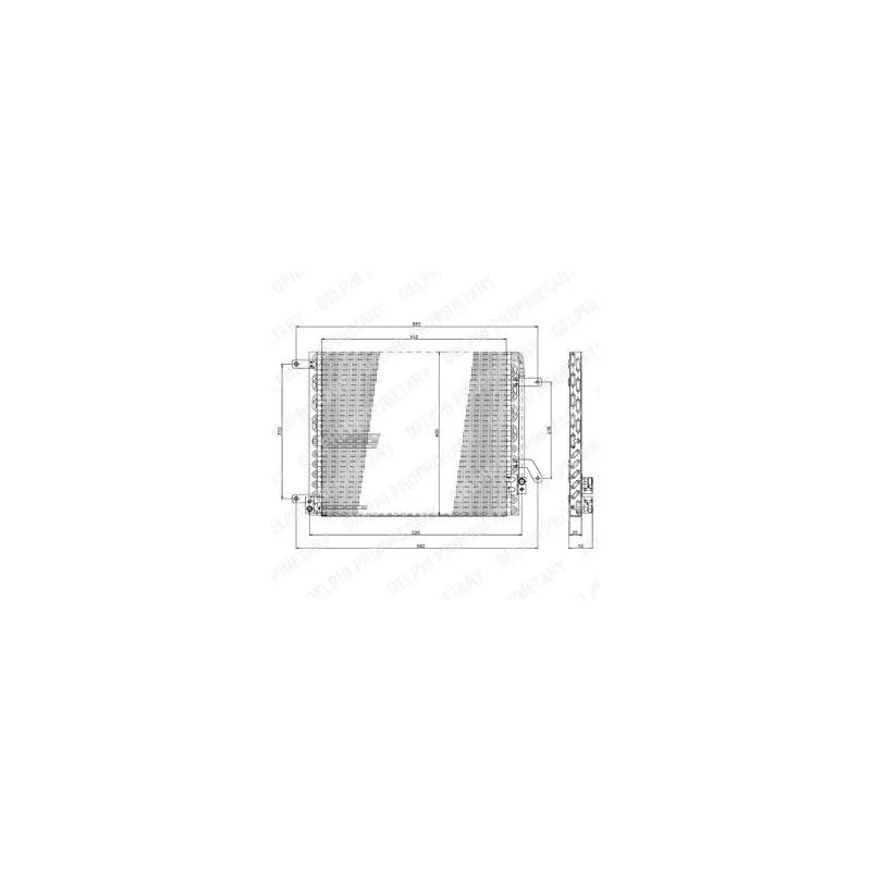 Condenseur, climatisation DELPHI TSP0225190