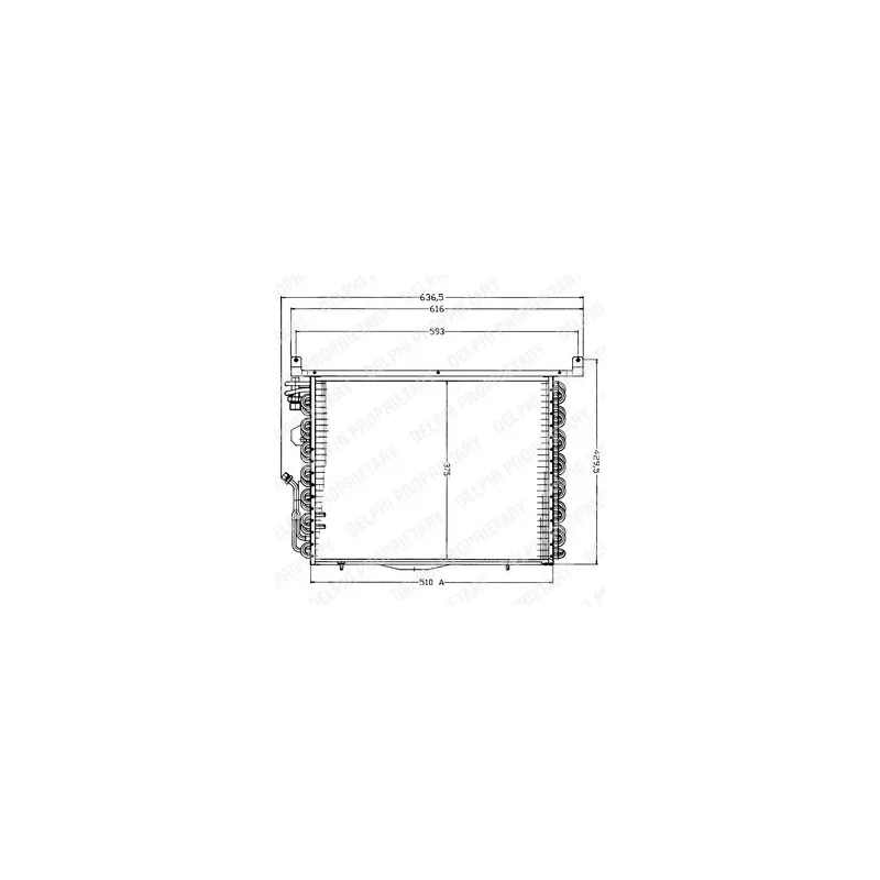 Condenseur, climatisation DELPHI TSP0225192