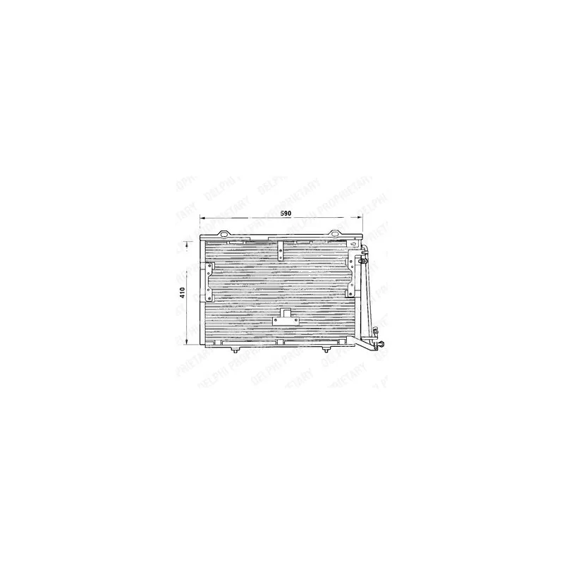 Condenseur, climatisation DELPHI TSP0225193