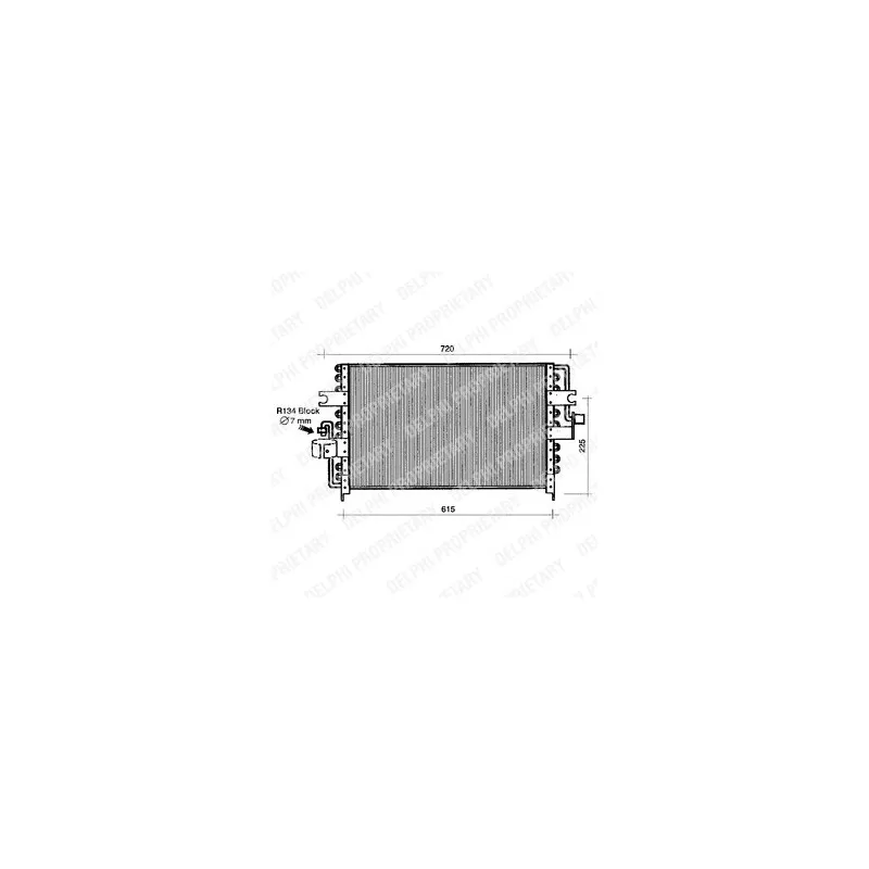 Condenseur, climatisation DELPHI TSP0225195