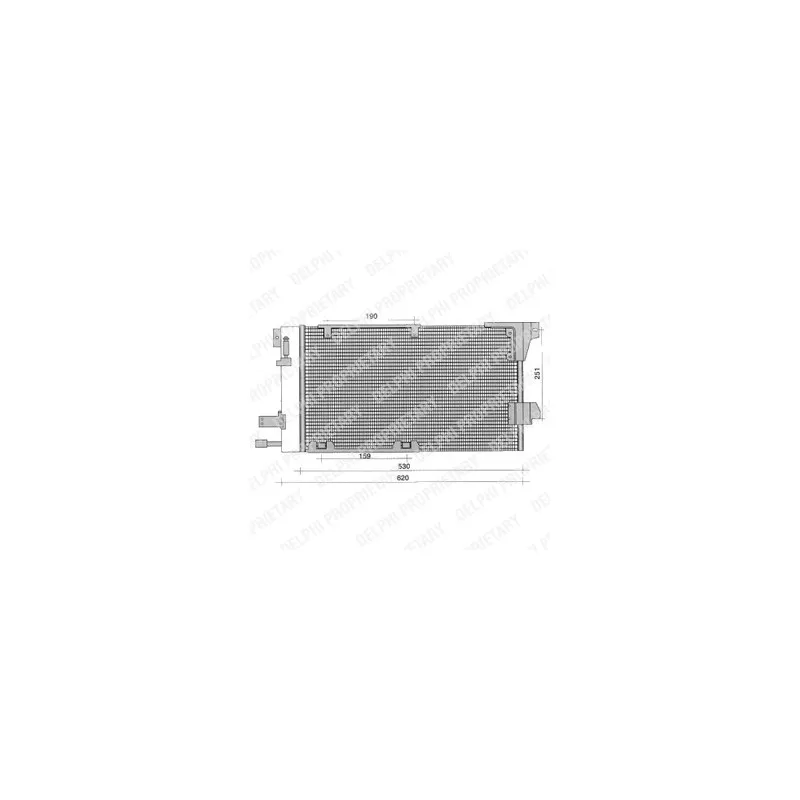 Condenseur, climatisation DELPHI TSP0225196