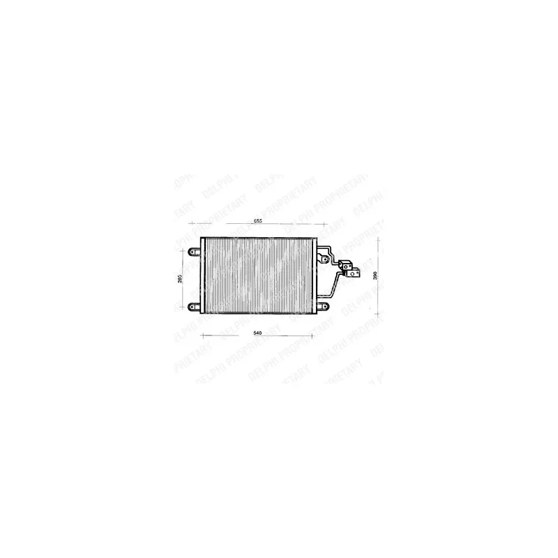 Condenseur, climatisation DELPHI TSP0225200