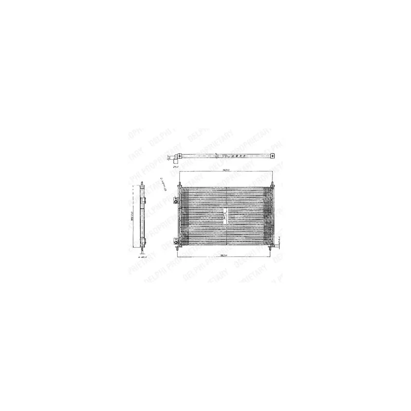 Condenseur, climatisation DELPHI TSP0225209