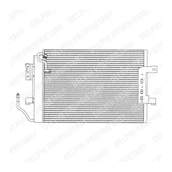Condenseur, climatisation DELPHI TSP0225210