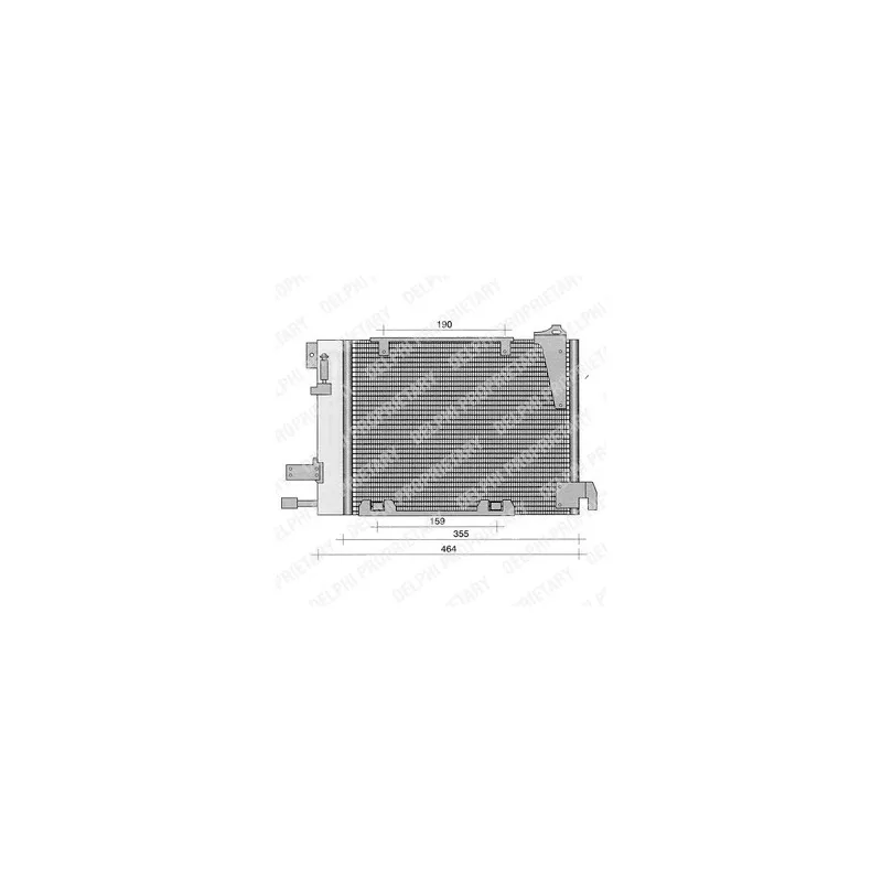 Condenseur, climatisation DELPHI TSP0225221