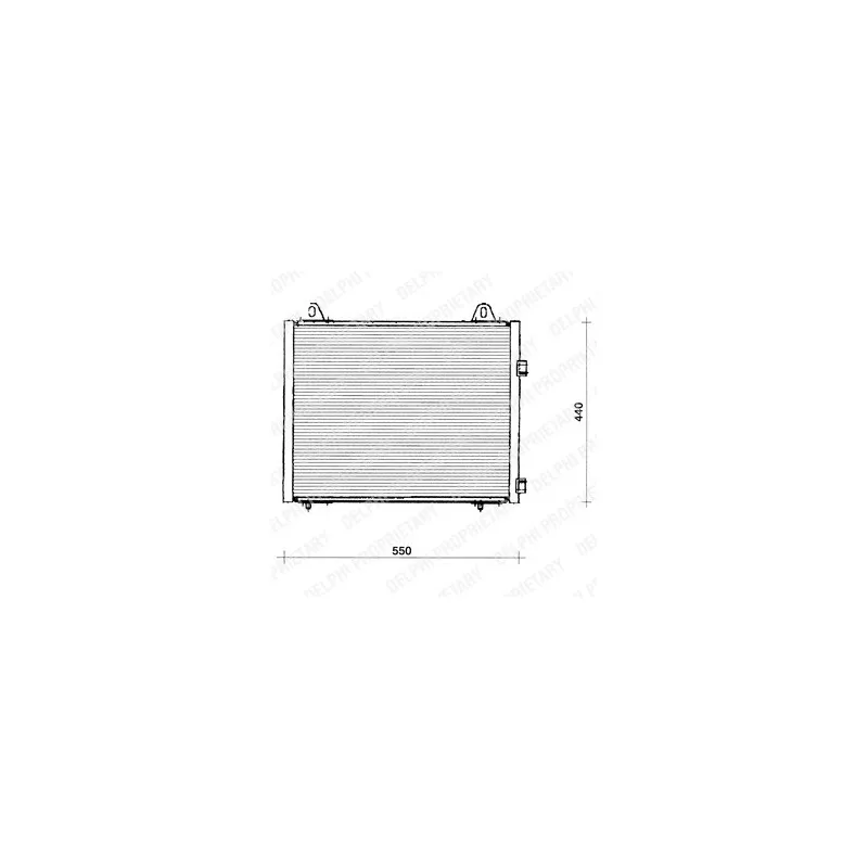 Condenseur, climatisation DELPHI TSP0225222