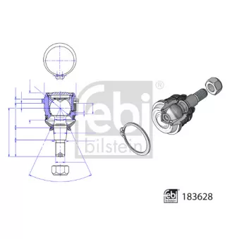 Rotule de suspension FEBI BILSTEIN