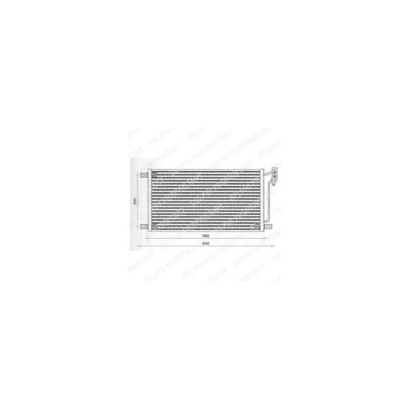Condenseur, climatisation DELPHI TSP0225236