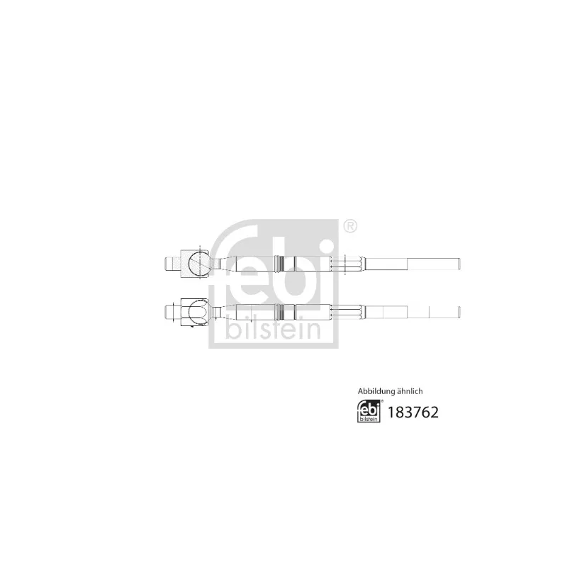 Rotule de direction intérieure, barre de connexion FEBI BILSTEIN 183762