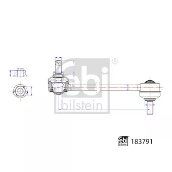 Entretoise/tige, stabilisateur FEBI BILSTEIN 183791