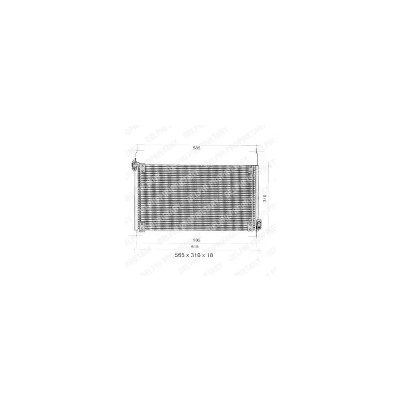 Condenseur, climatisation DELPHI TSP0225258