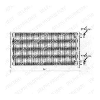 Condenseur, climatisation DELPHI TSP0225268