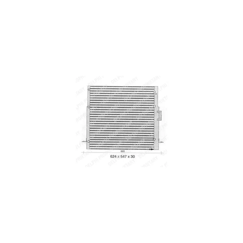 Condenseur, climatisation DELPHI TSP0225368
