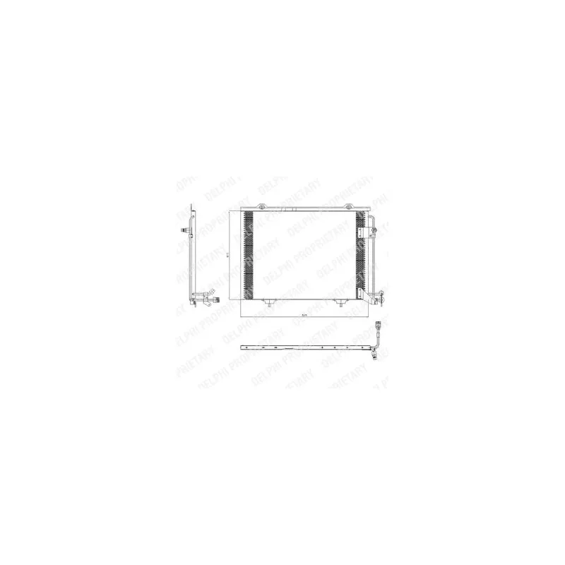 Condenseur, climatisation DELPHI TSP0225432