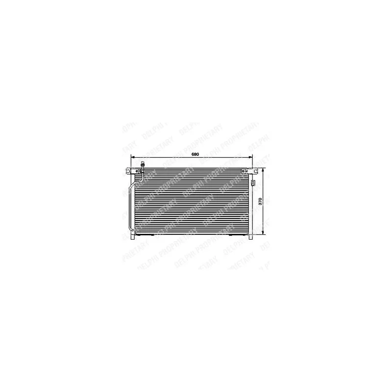 Condenseur, climatisation DELPHI TSP0225440