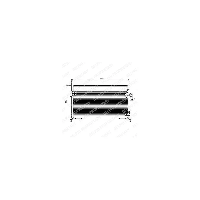 Condenseur, climatisation DELPHI TSP0225443